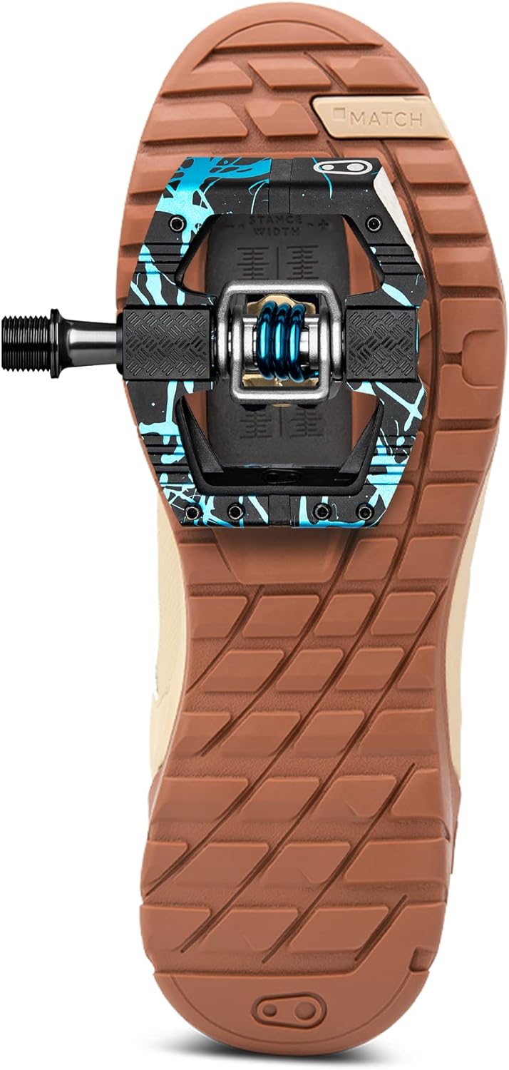 Crankbrothers Mallet E Mountain Bike Pedals - Splatter Collection - Optimized Platform MTB Enduro - Mountain Bike Pedal Clip System (Cleats Included
