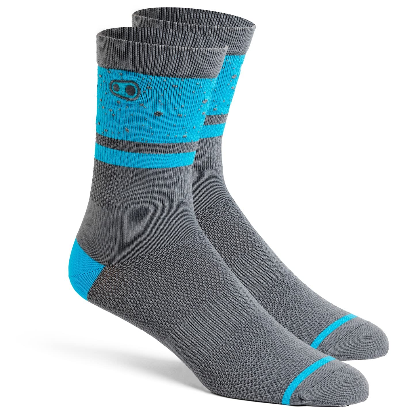 Crankbrothers Icon MTB Socks One Size Black/Blue Splatter