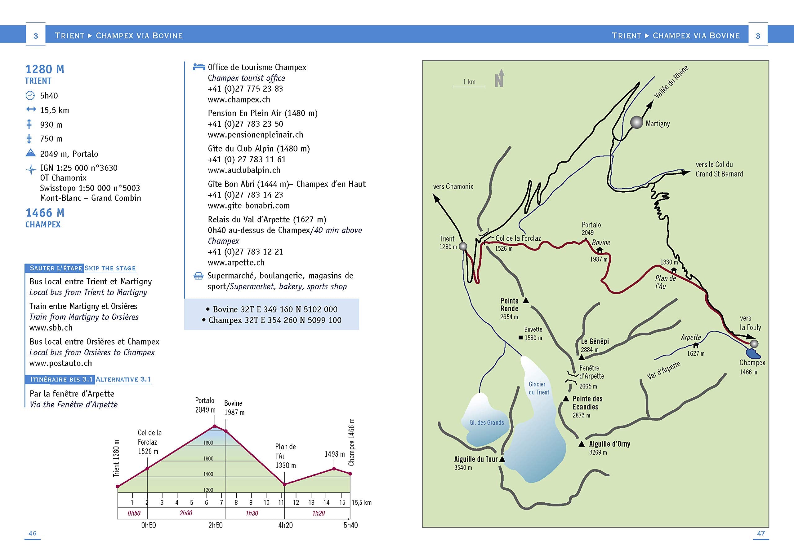 Chamonix-Zermatt, randonnée/hiking - 2de édition: Du Mont-Blanc au Cervin par les sentiers (2020