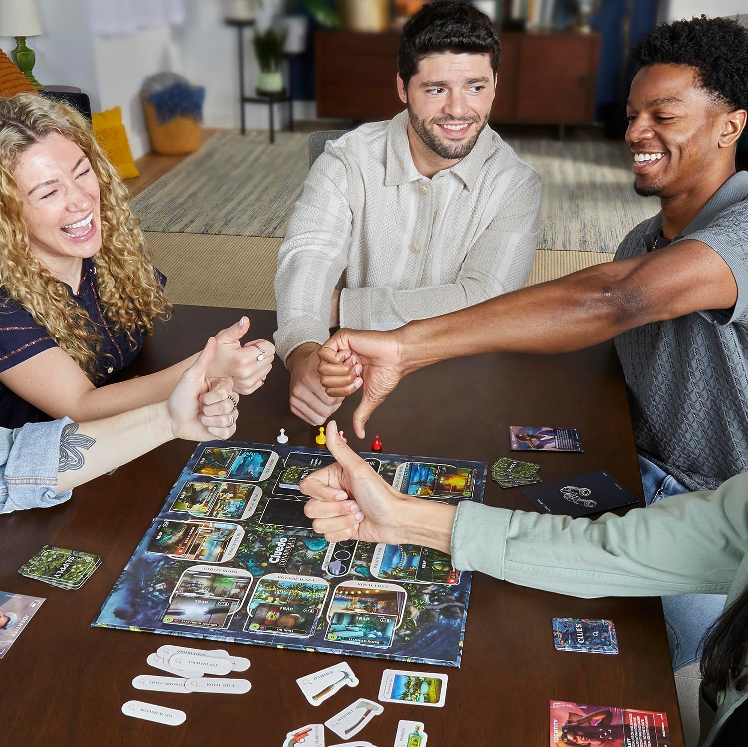 Cluedo Conspiracy Board Game for Teens and Adults (Dutch Version