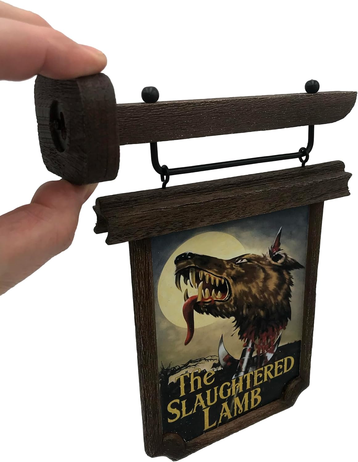LeLoup-garoudeLondresrépliqueminiPubSign6cm
