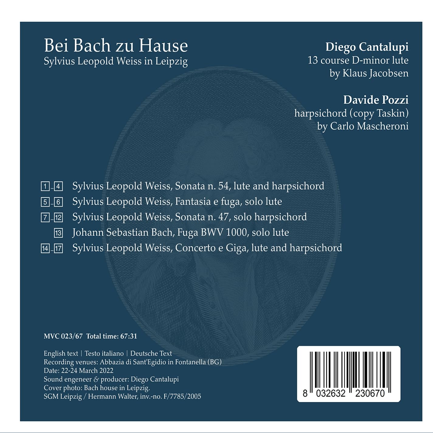 Bei Bach zu Hause - Sylvius Leopold Weiss in Leipzig