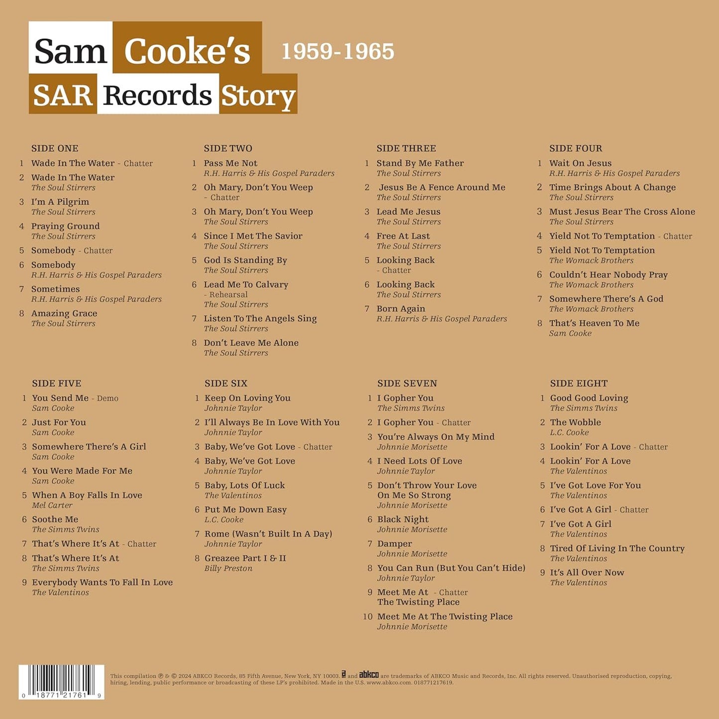 Sam Cooke's SAR Records Story 1959-1965