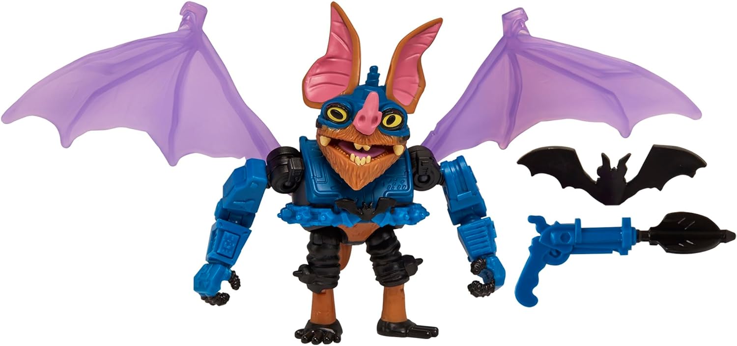 Teenage Mutant Ninja Turtles 83297 Mutant Mayhem 4-Inch Wingnut Basic Action Figure. Ideal Present for Boys 4 to 7 Years and TMNT Fans