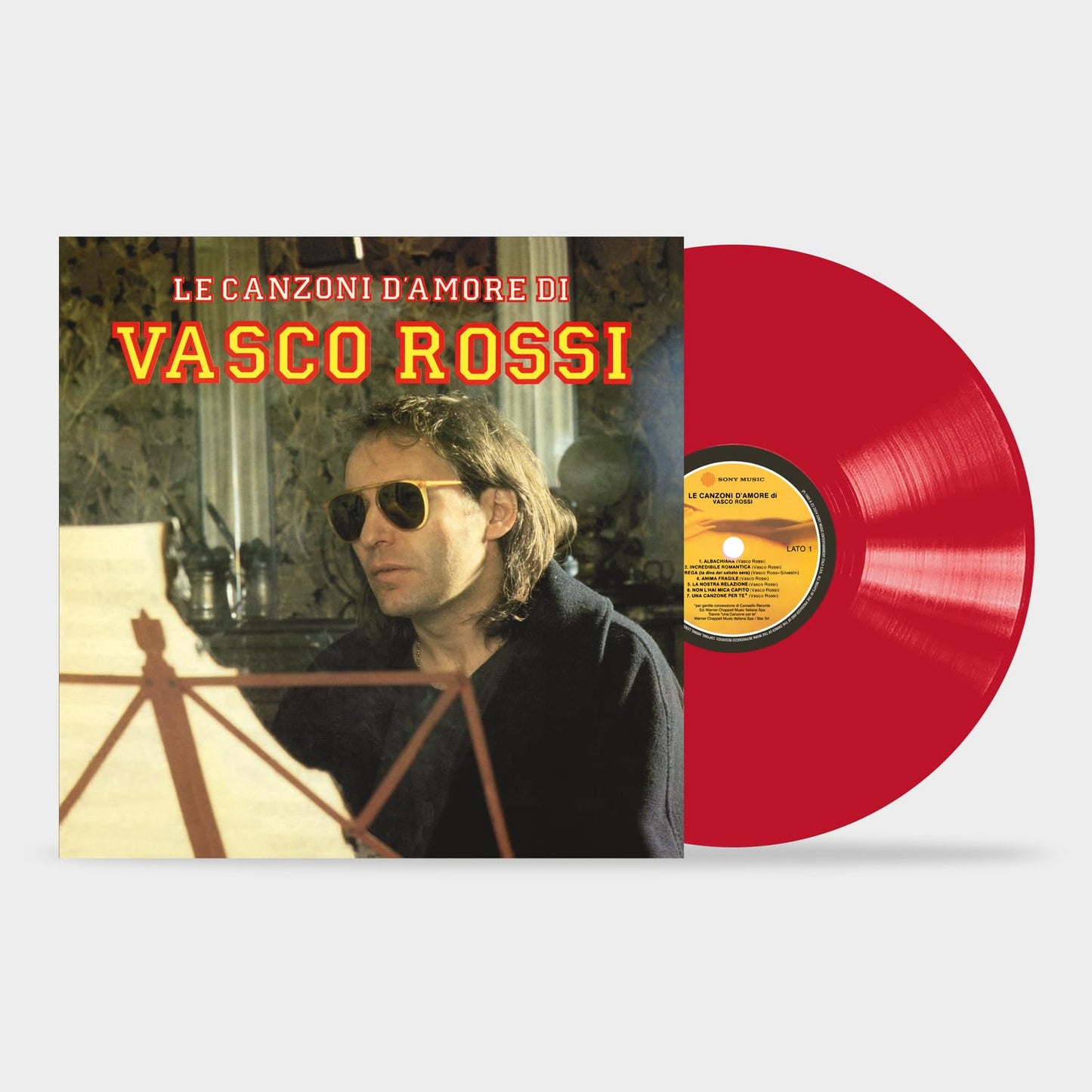 Le Canzoni D'Amore Di Vasco Rossi Red