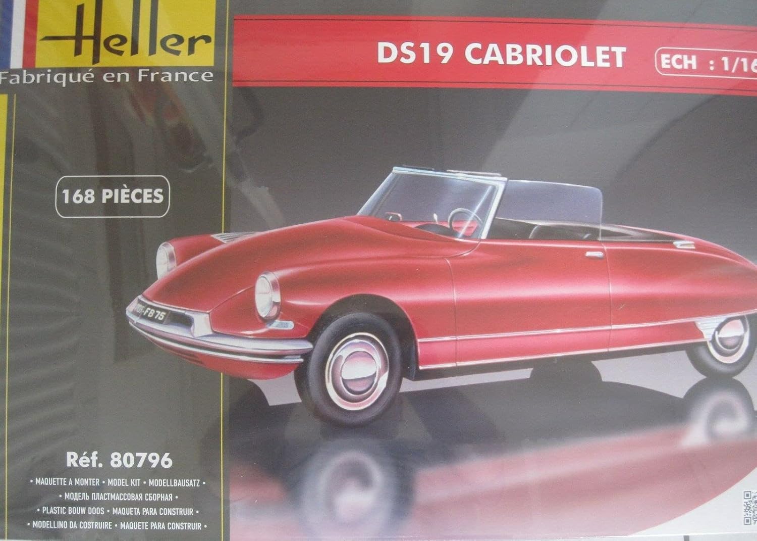 Heller HEL80795 Citroen Model Kit, Various