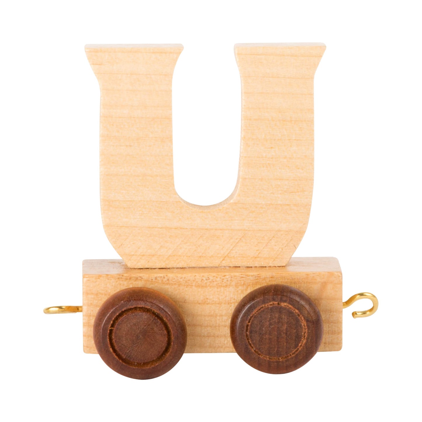 Childrens Personalised Wooden Alphabet Letter Train A-Z Name Set All Letters Available (Letter U