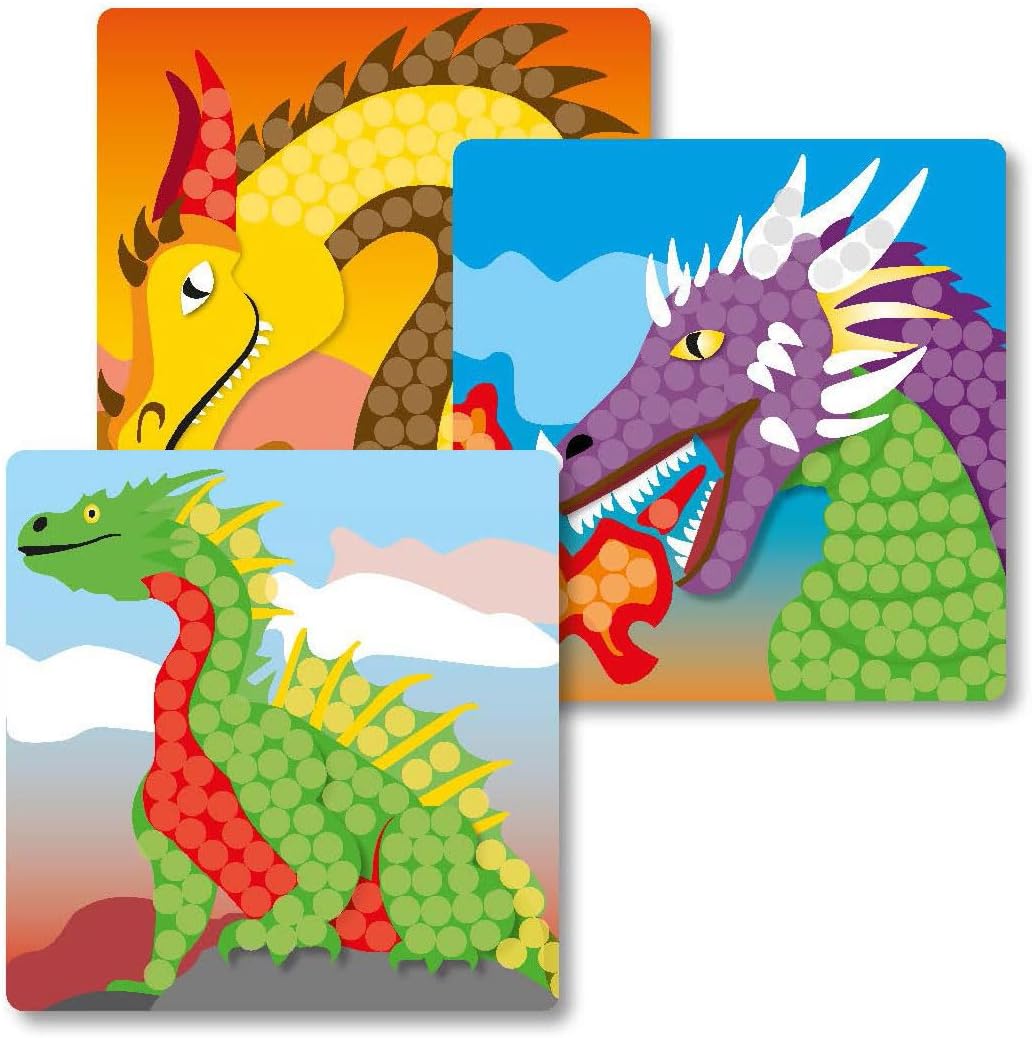 PlayMais® Card Set MOSAIC Fantasy Dragon