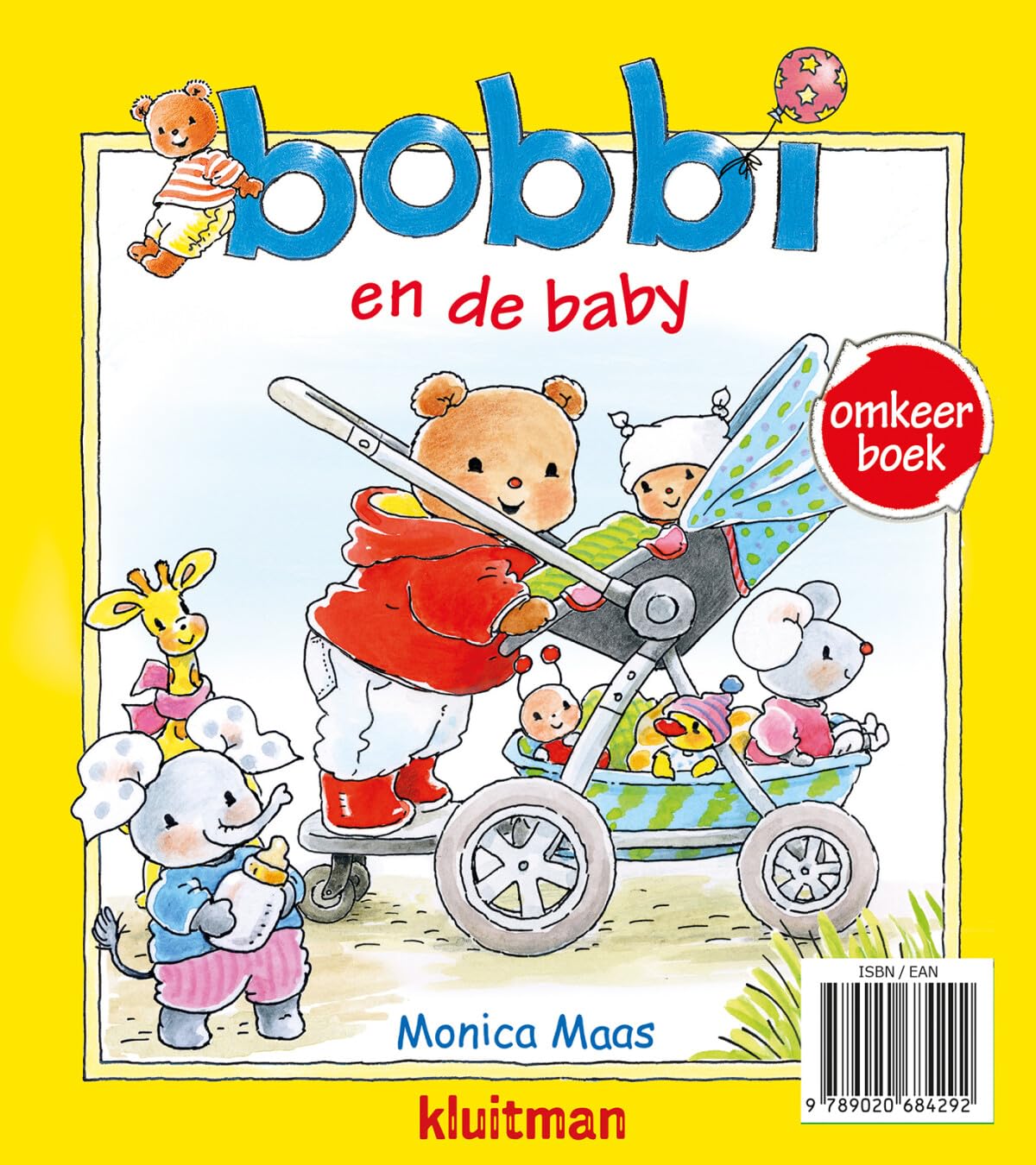 Uitgeverij Kluitman - Bobbi omkeerboek - wordt grote broer/en de baby
