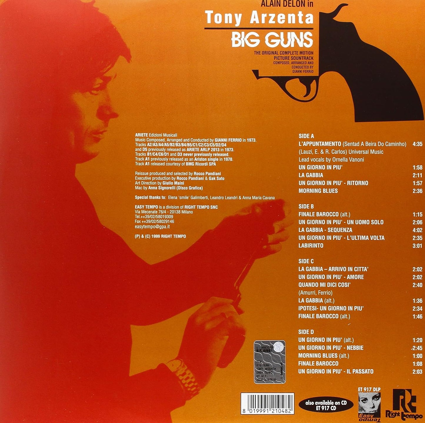 Gianni Ferrio - Tony Arzenta Big Guns Ost (2 Lp)