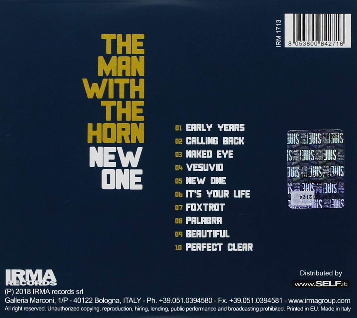 The Man With The Horn-New One