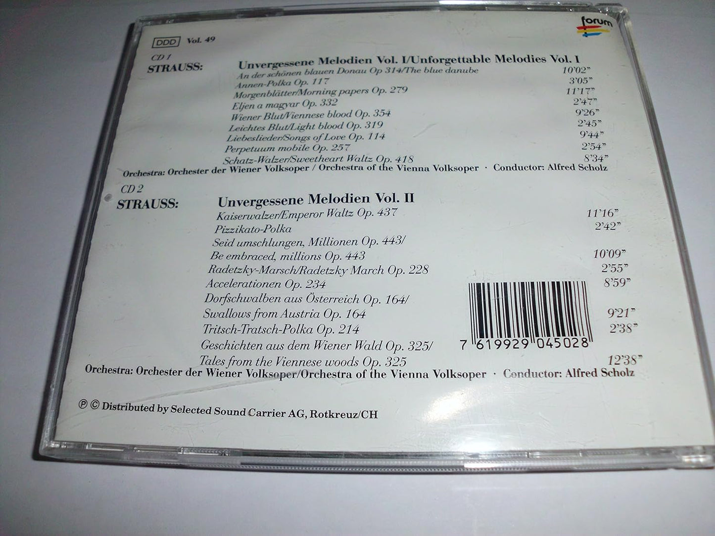 An der schönen blauen Donau--Johann Strauss (2CD´s