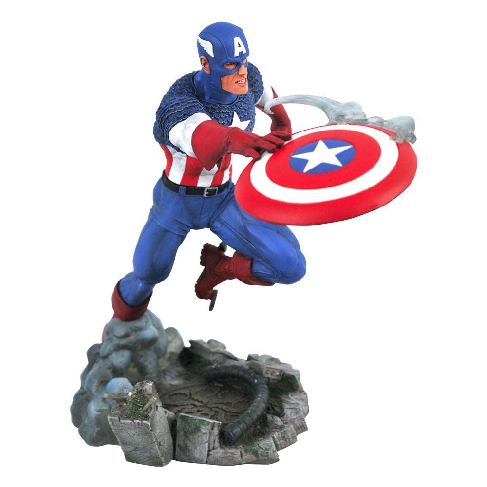 Diamond Select Toys Select Toys Marvel Gallery - VS. Captain America PVC Statue (JAN211967) Mehrfarbig One Size