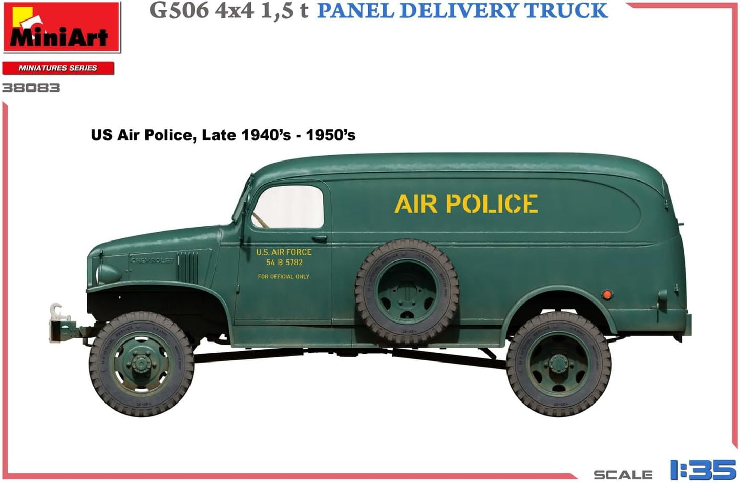 Miniart MIN38083 Scale Model, Molded Color