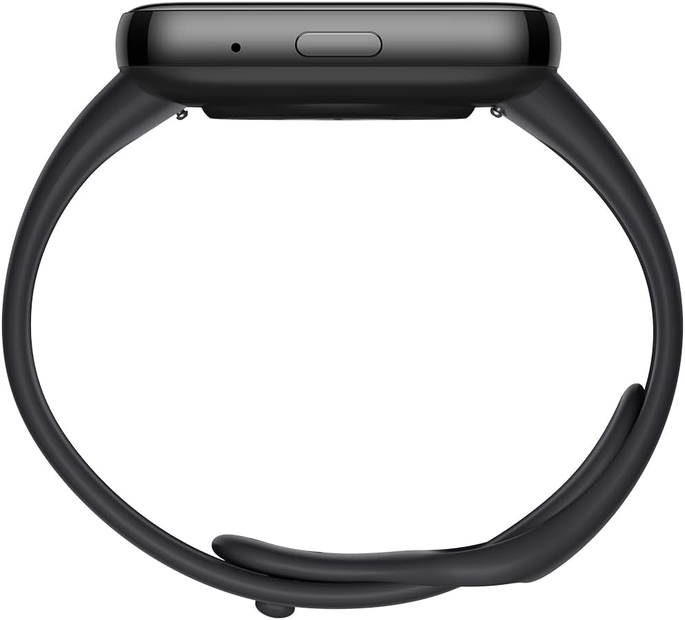 Xiaomi Redmi Watch 3 Active, 1.83” LCD Display, Bluetooth Phone Calls, SpO2 and Heart Rate Monitoring, 5ATM Water Resistance, 12-Day Battery Life, 100+ Fitness Mode, Black Modern Black