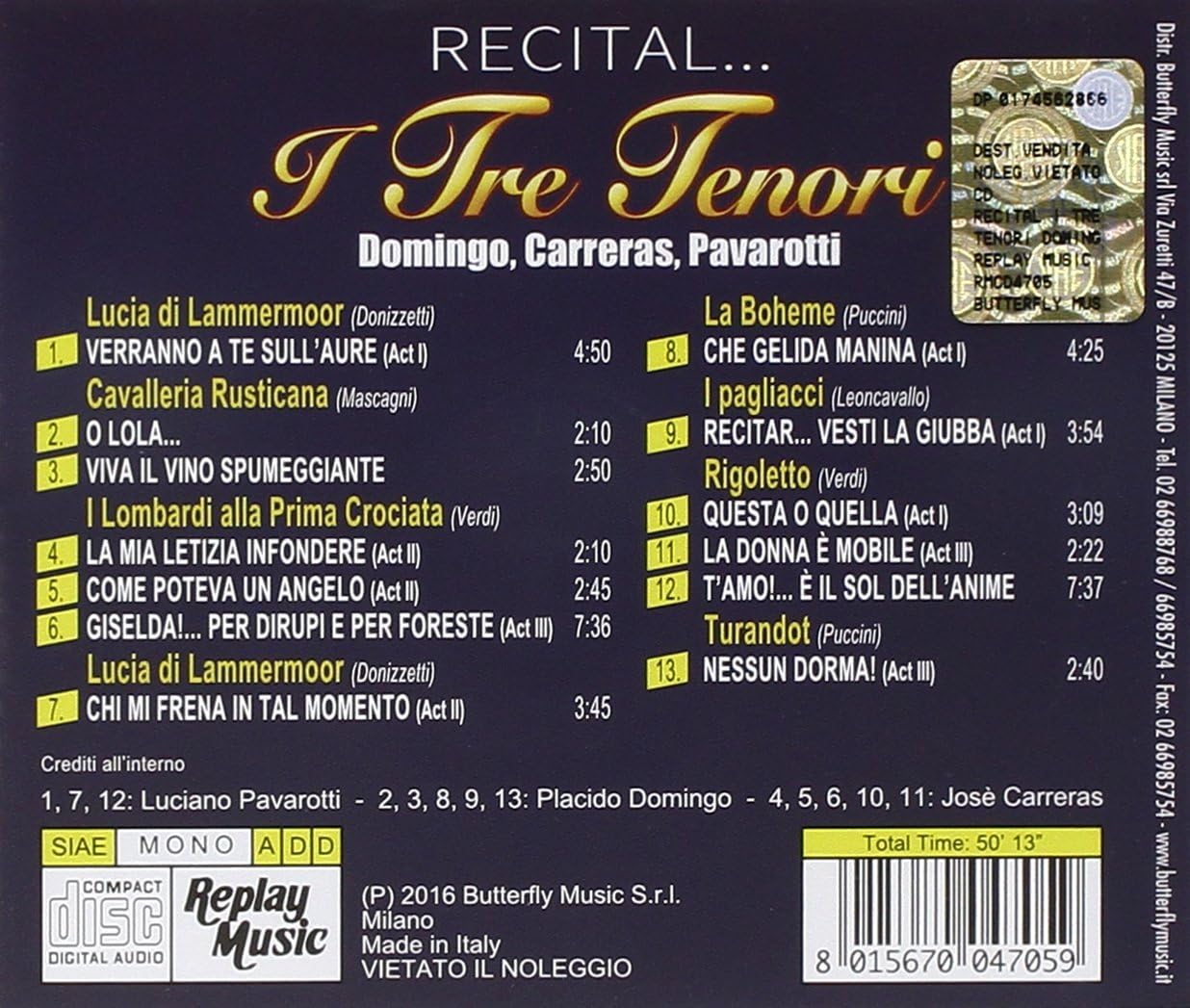 Recital - I Tre Tenori