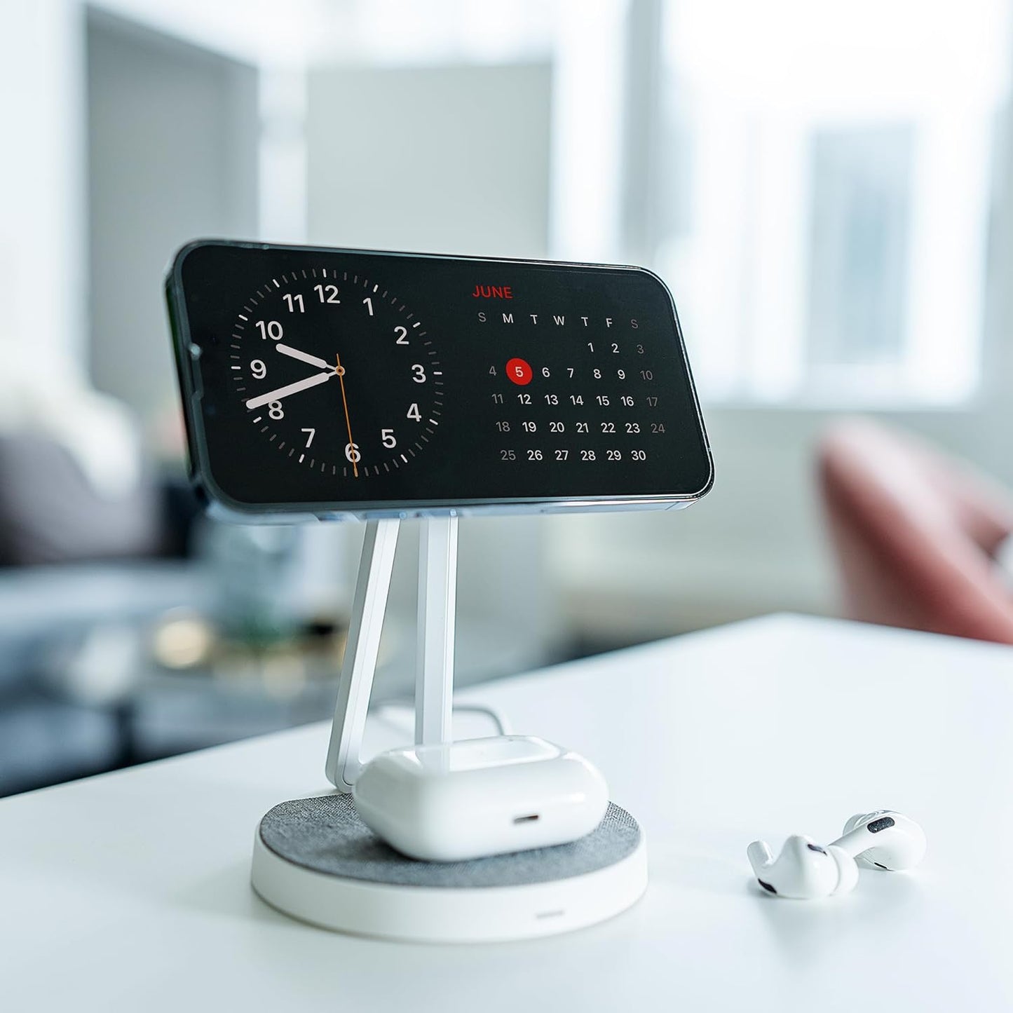 XLAYER MagFix Pro 2 in 1 Induktive Ladestation gra