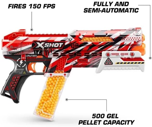 ZURU X-Shot Hyper Gel Clutch Blaster(5,000) for Age 14+