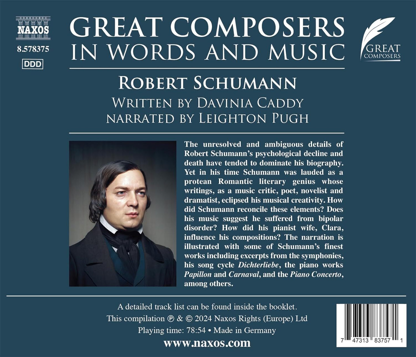 Great Composers in Words and Music: Schumann