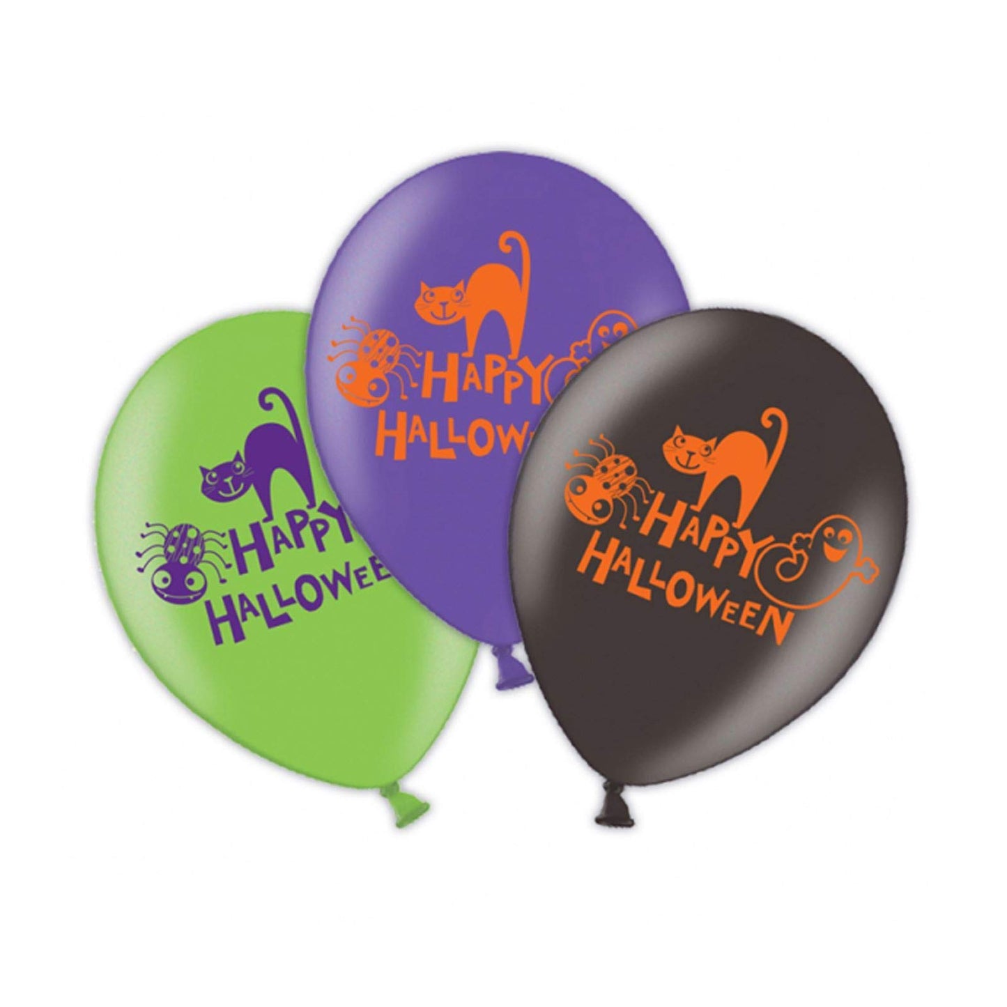 Amscan 999920 Balloon: Pk6 27.5 Happy Hallo