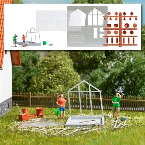 Busch - A-SET: GEWACHSHAUSAUFBAU H0