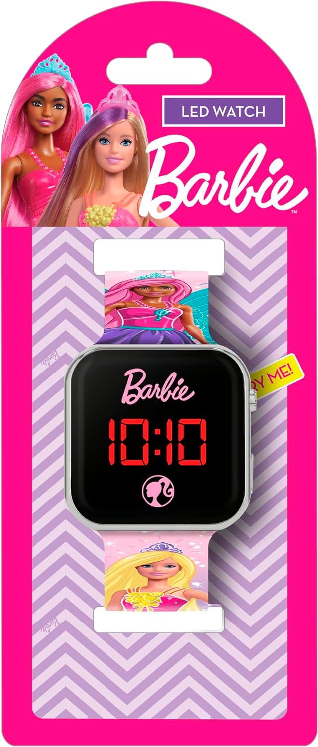 Barbie Multicoloured Strap LED Watch BDT4144
