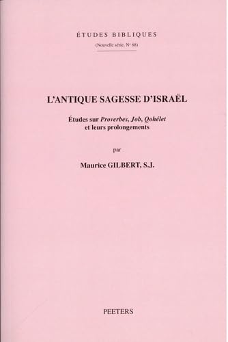 L'antique sagesse d'Israël
