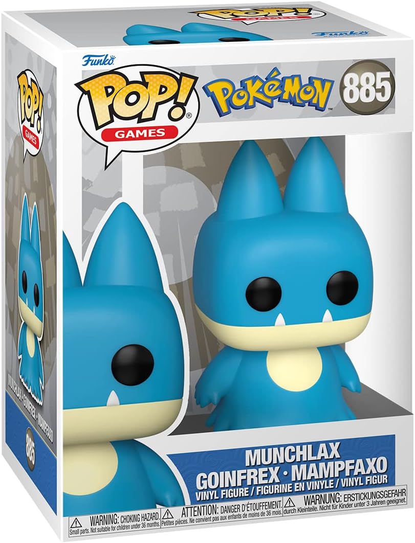 Funko POP! Games: Pokemon - Munchlax - Collectable Vinyl Figure - Gift Idea - Official Merchandise - Toys for Kids & Adults - Video Games Fans - Model Figure for Collectors and Display