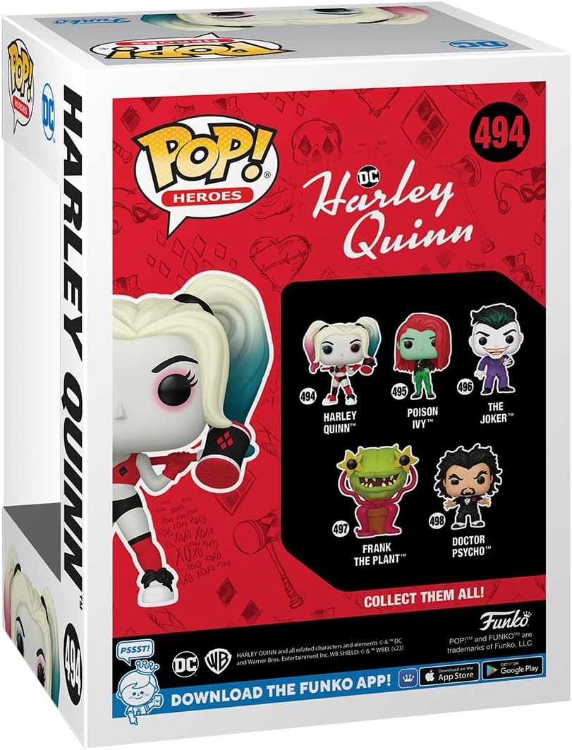 Funko POP! Heroes: Harley Quinn AS Quinn Animated Series - Harley Quinn - Harley Quinn Animated Series - Collectable Vinyl Figure - Gift Idea - Official Merchandise - Toys for Kids & Adults - TV Fans