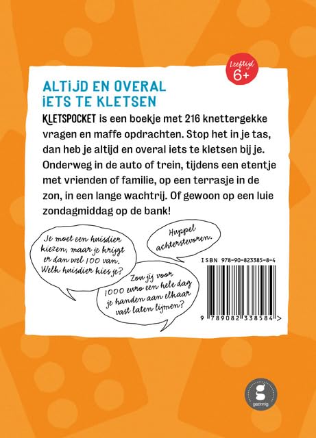 Kletspocket: 216 vragen en opdrachten