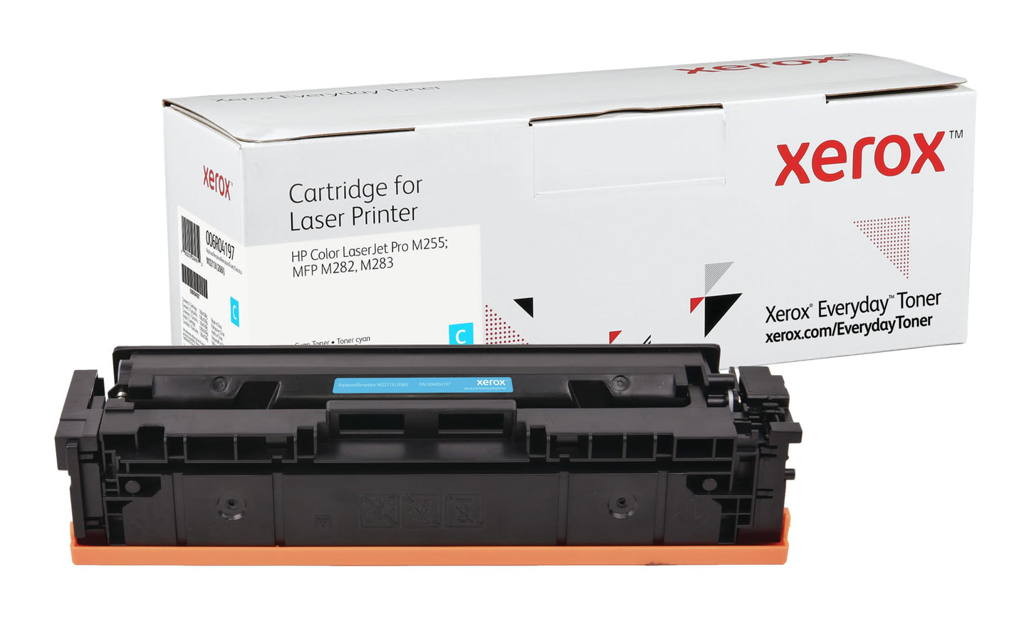 Everyday by Xerox Cyan Toner compatible with HP 207X (W2211X), High Capacity