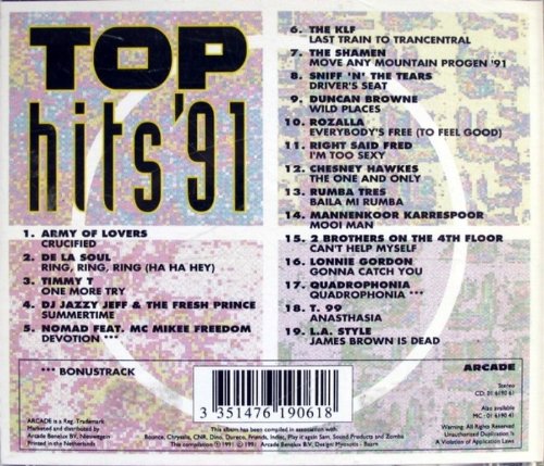 v/a - The Greatest Hits of the Year Top Hits 91
