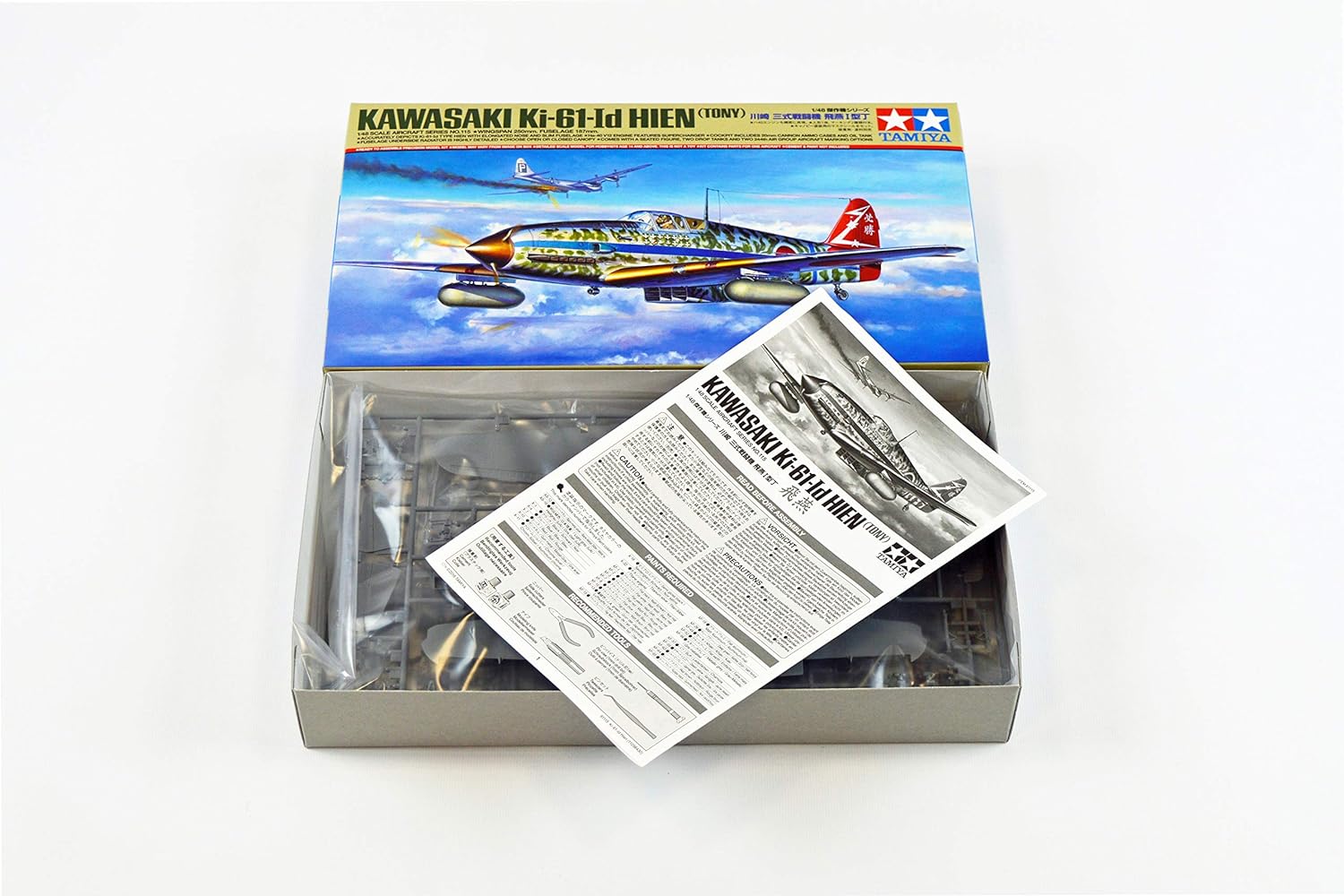 Tamiya 61115 1/48 Kawasaki KI-61-ID Hien (Tony) Plastic Model Airplane Kit