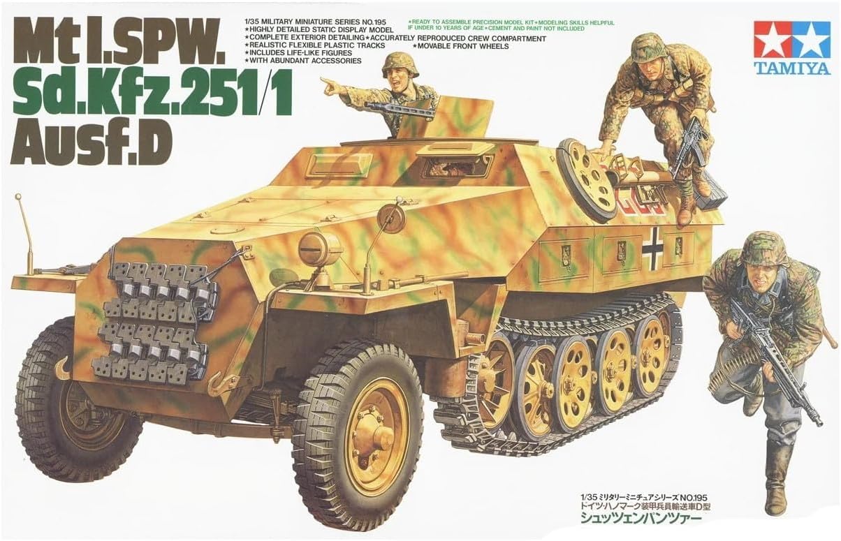 Tamiya Models SdKfz 251/1 Ausf D Hanomag Model Kit
