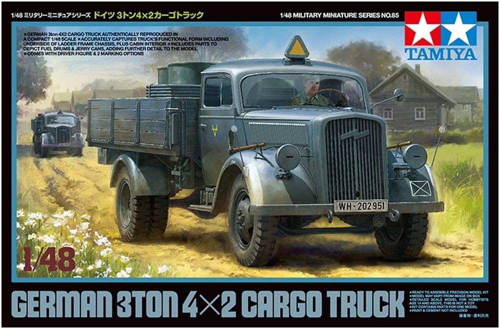 TAMIYA Dickie 300032585 – 1: 48 German 3 to transport truck 4 x 2