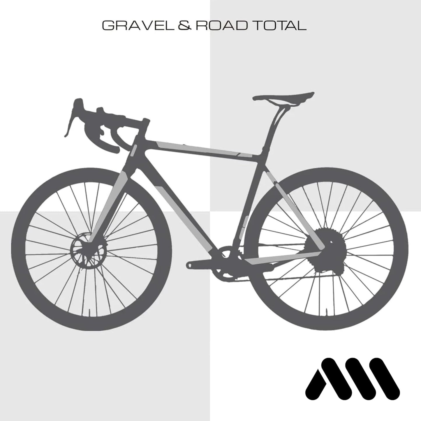 All Mountain Style AMS High Impact Frame Guard Gravel/Road - Protects your bike from scratches and dings