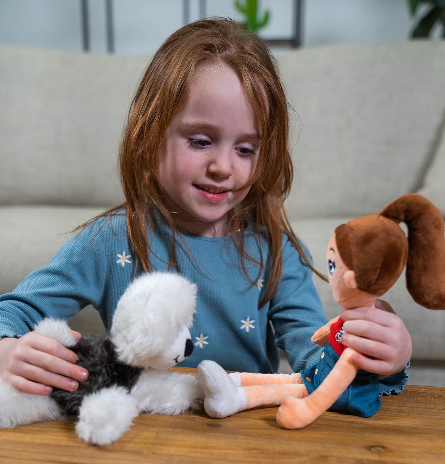 Samson & Marie knuffel - Marie pluche knuffelpop - 30 cm
