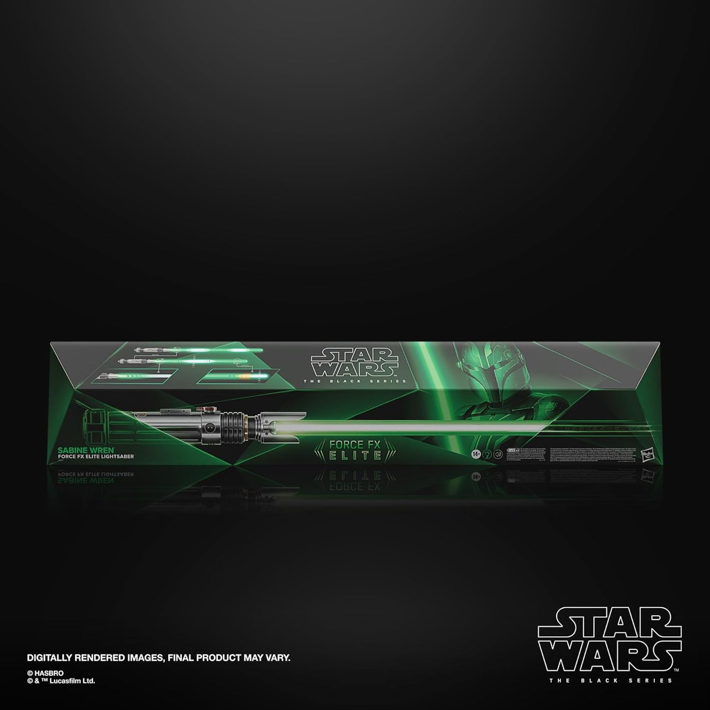 Star Wars The Black Series Sabine Wren Force FX Elite Lightsaber, Adult Roleplay Item