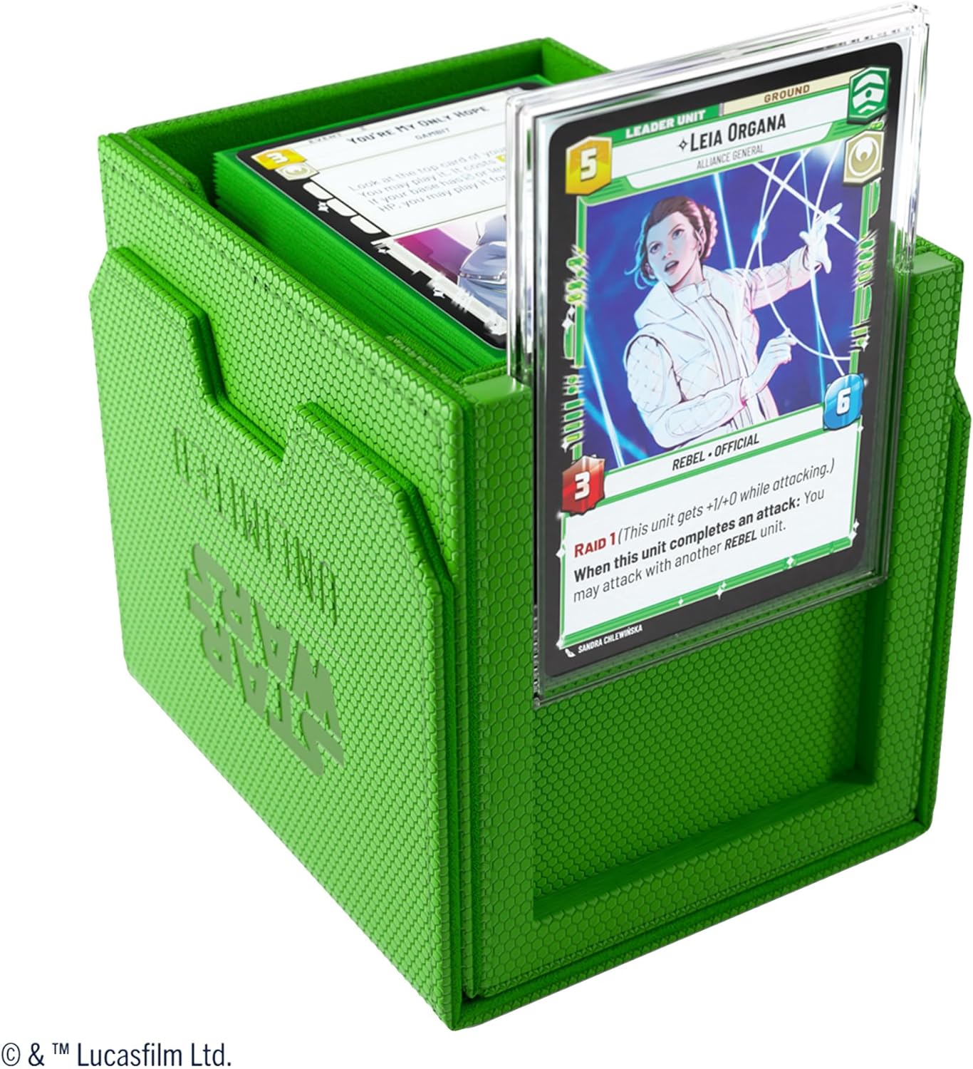 Gamegenic | Star Wars Unlimited Deck Pod | ¡Lleva tu Experiencia de Juego a un Nuevo Nivel! | Caja para Mazos Premium | Caben 60 Cartas con Doble Funda | Diseñado para Star Wars Unlimited TCG |
