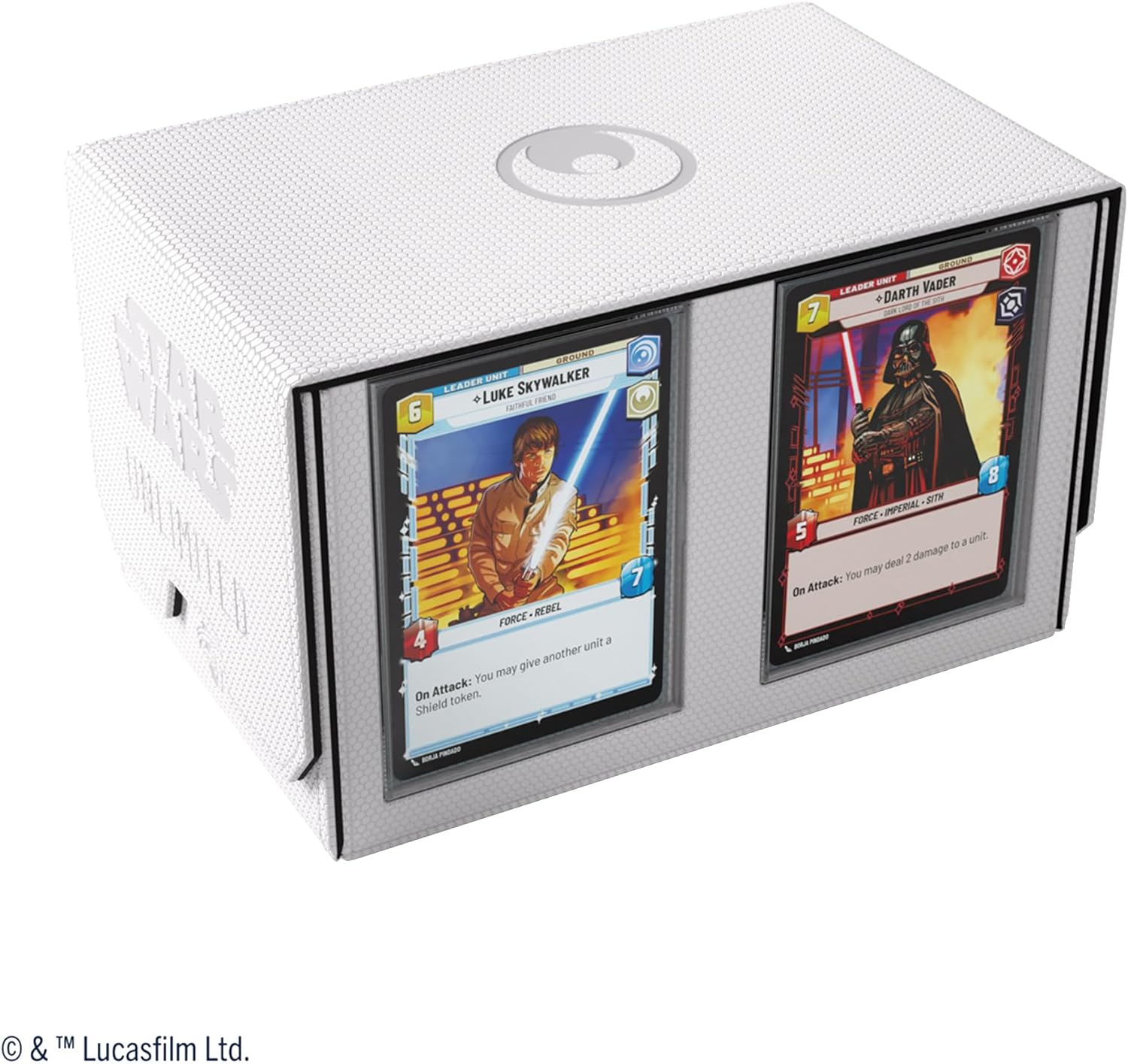 Gamegenic, Star Wars: Unlimited Double Deck Pod (White/Black)