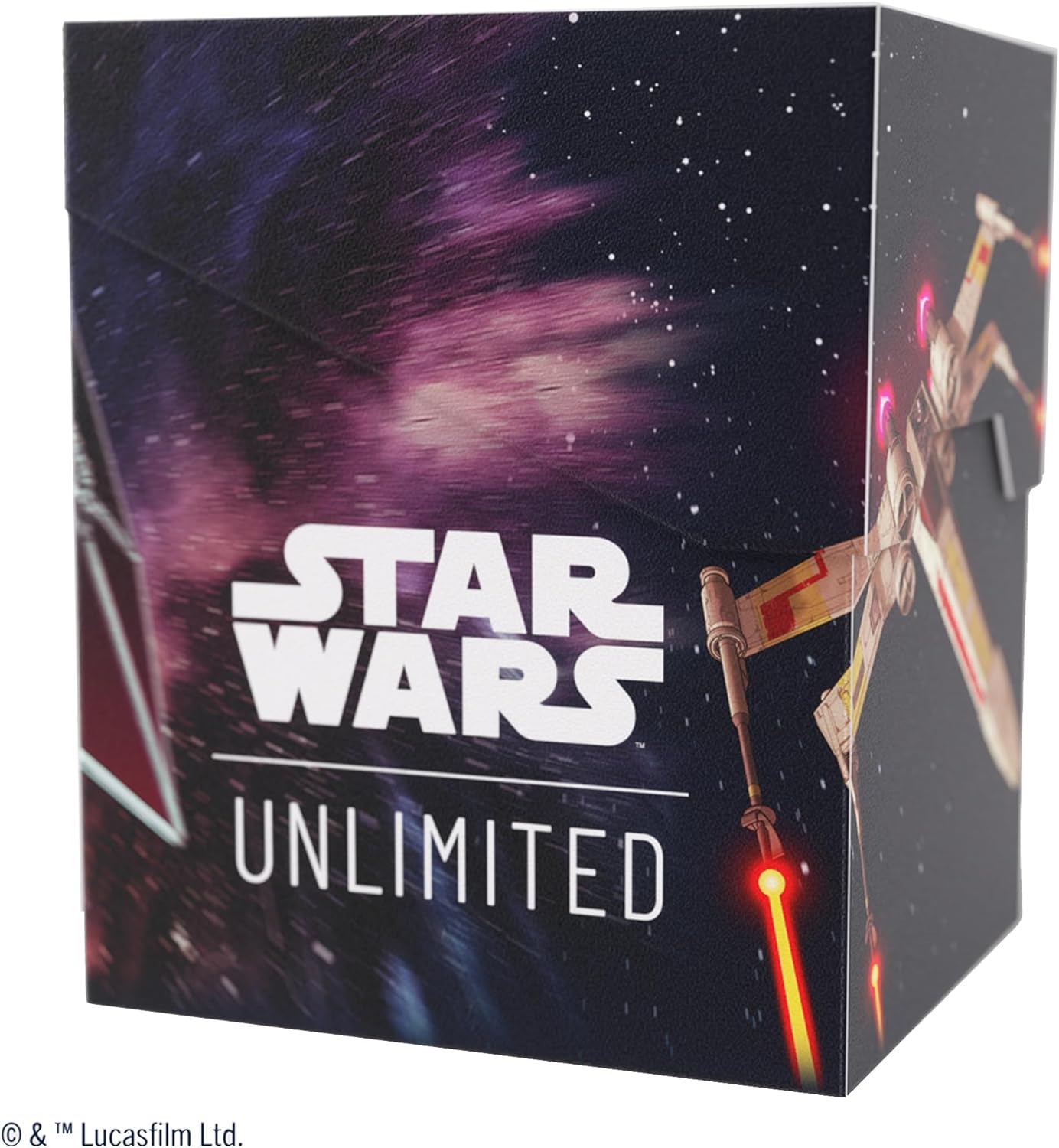 Gamegenic | Star Wars Unlimited Soft Crate - X-Wing/Tie Fighter | Trading Card Accessory