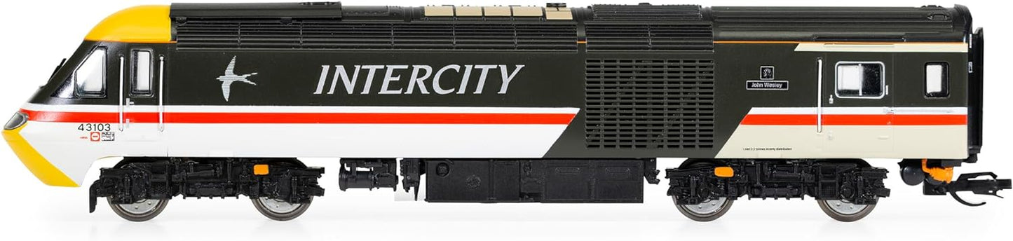 Hornby TT:120 Gauge TT3022M BR InterCity Executive Class 43 HST Train Pack - Era 8 Loco - Diesel for Model Railway Sets