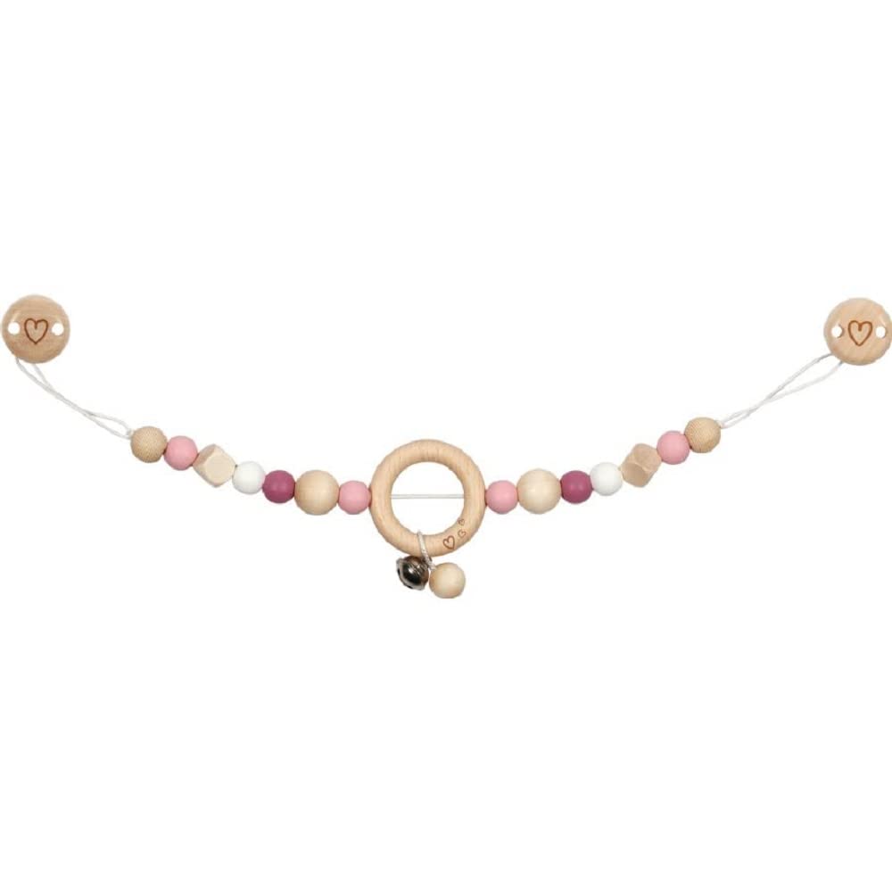 Goki - Cadenita, hartvormige hanger voor kinderwagen, meerkleurig (65249