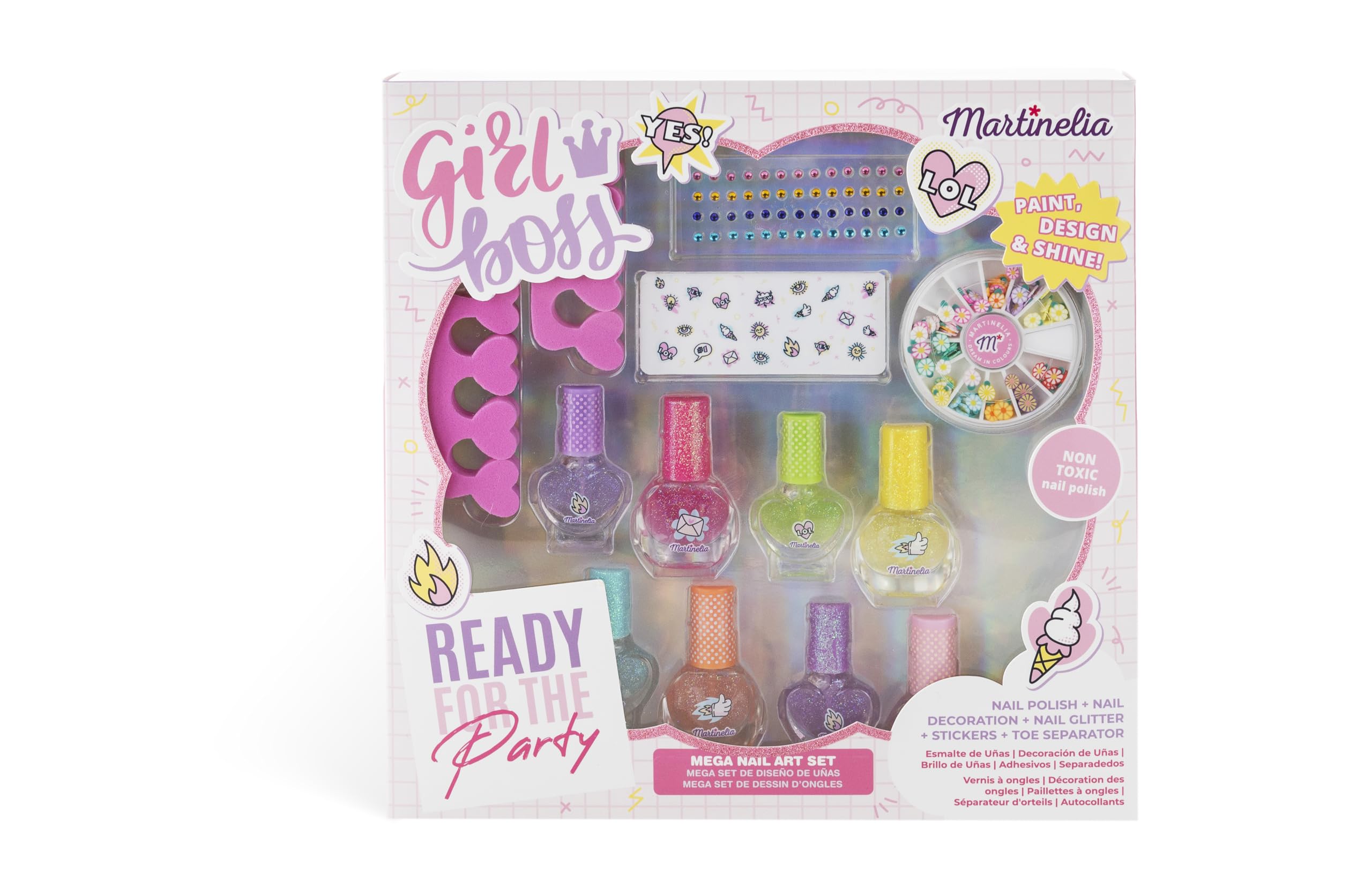 Martinelia - Super Girl - Mega Nail Art Set (Aq-26106)