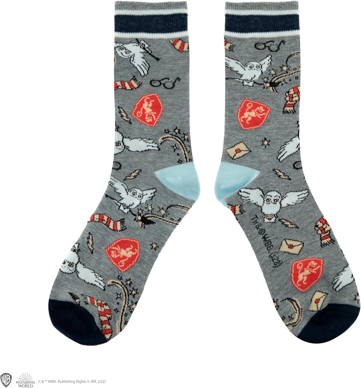 Cinereplicas Harry Potter - Set of 3 Hedwig Socks One Size - Official Licence, Multicoulor, 35-45