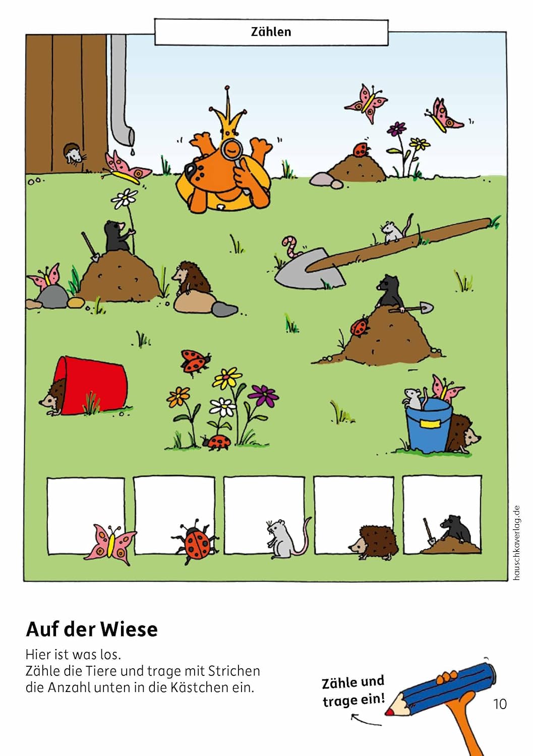 Vorschulblock ab 5 Jahre für Junge und Mädchen - Konzentration und Wahrnehmung: Bunter Rätselblock - Förderung mit Freude (Übungshefte und -blöcke für Kindergarten und Vorschule, Band 623