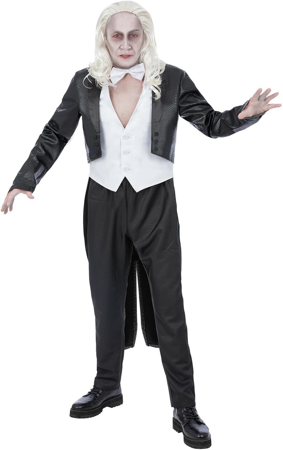Rocky Horror show Riff Raff Costume, Jacket, Waistcoat & Bowtie