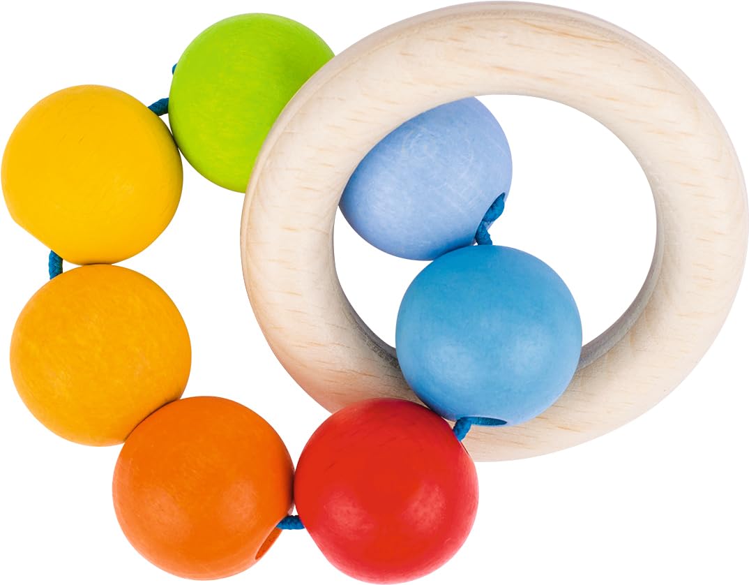 Goki Brand rattles. Model Rainbow Ring
