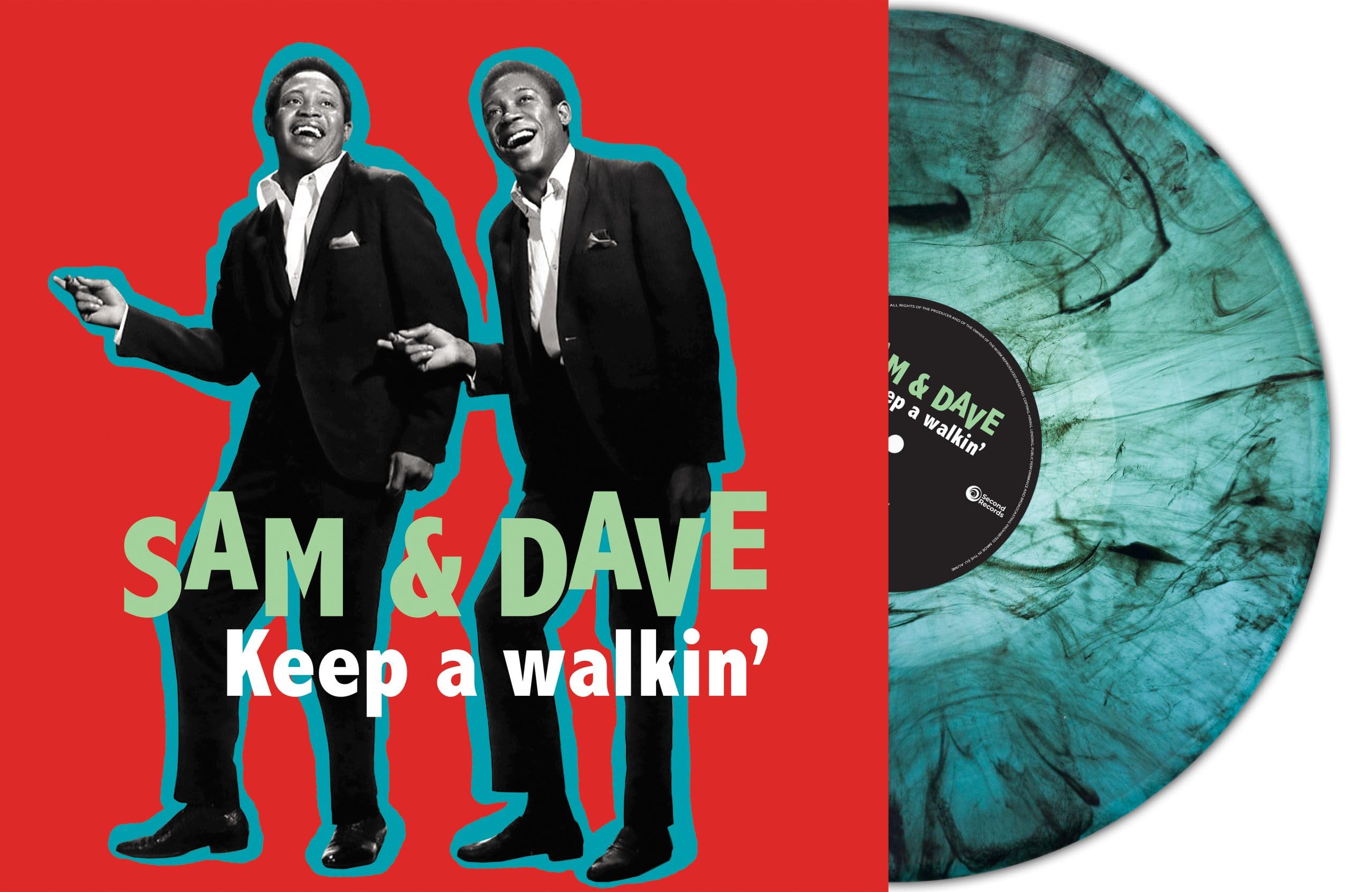 Sam And Dave: Keep A Walkin (Turquoise Marble)