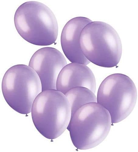Lilac Lavender Premium Latex Balloons (30cm) Pack of 10 - Party Decorations for Celebrations and Events
